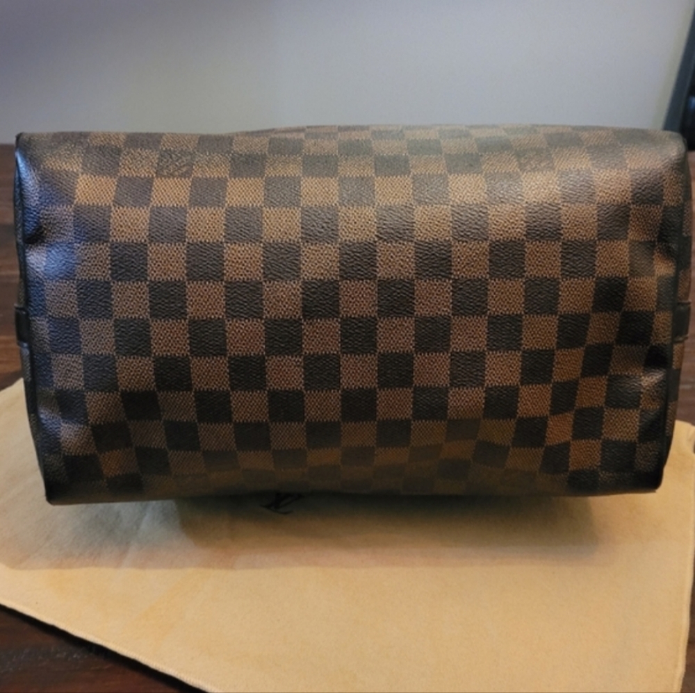 Louis Vuitton Speedy 30 Bandoulière - Damier Ebene - Picture 9 of 12